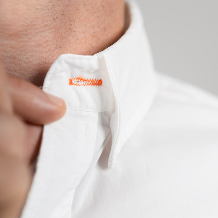 Nant Cotton Short Sleeve Shirt - Optic White