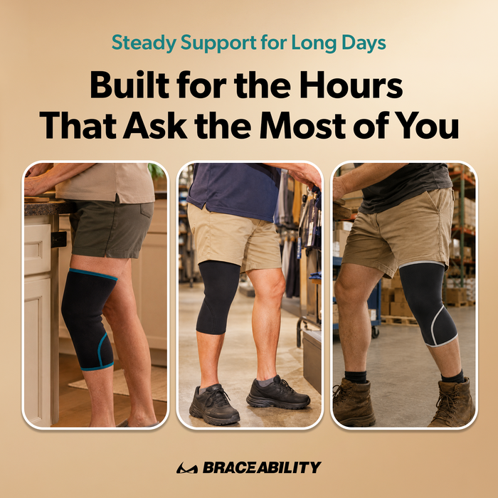 Neoprene Knee Compression Sleeve for Arthritis Pain and Daily Support