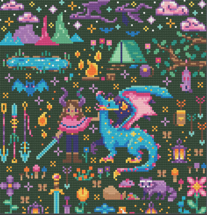 Night Magic | Pixel Charted