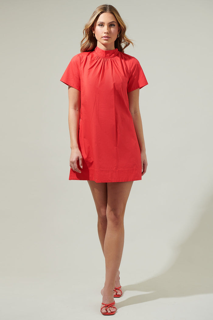 Nova Back Bow Tie Mini Dress