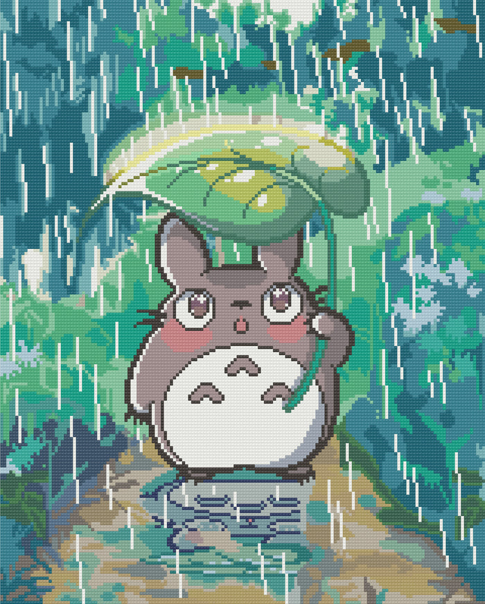 Out In The Rain | Pixel Charted | Ready to Ship