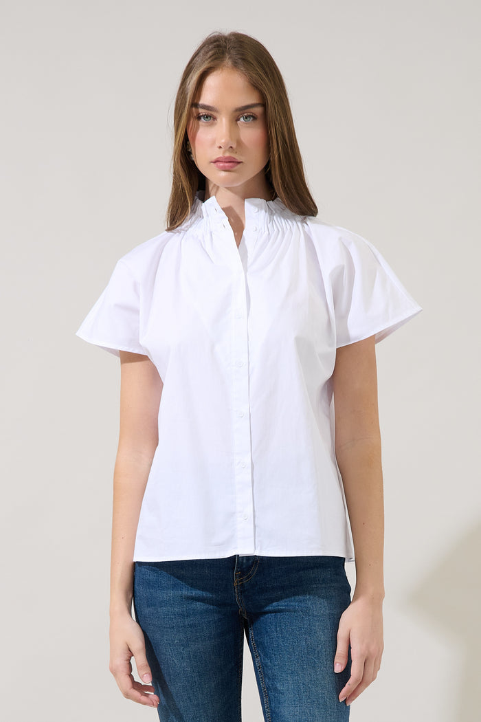 Patma Mock Neck Top