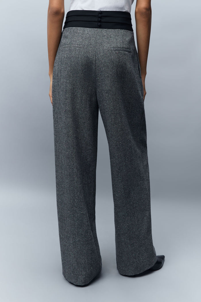 GREY BEIGE MELANGE