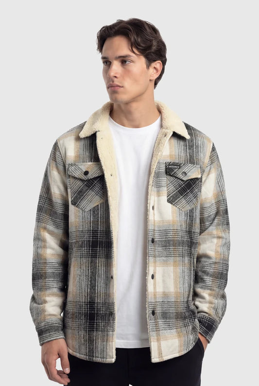 Plaid Sherpa Jacket