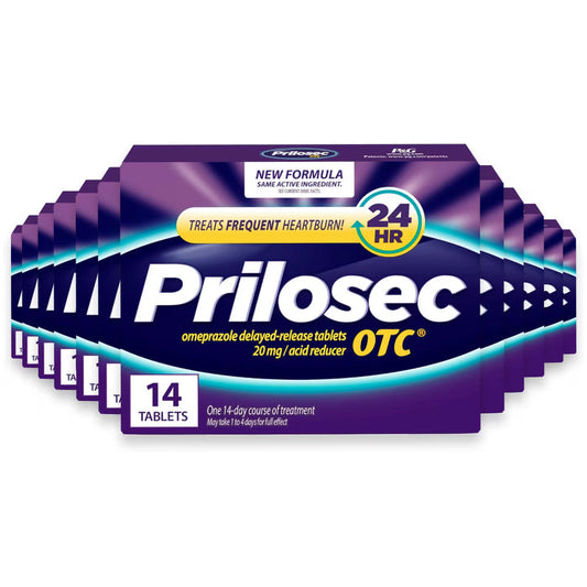 Prilosec OTC 20 mg Acid Reducer Tablets - 14 Ct - 24 Pack
