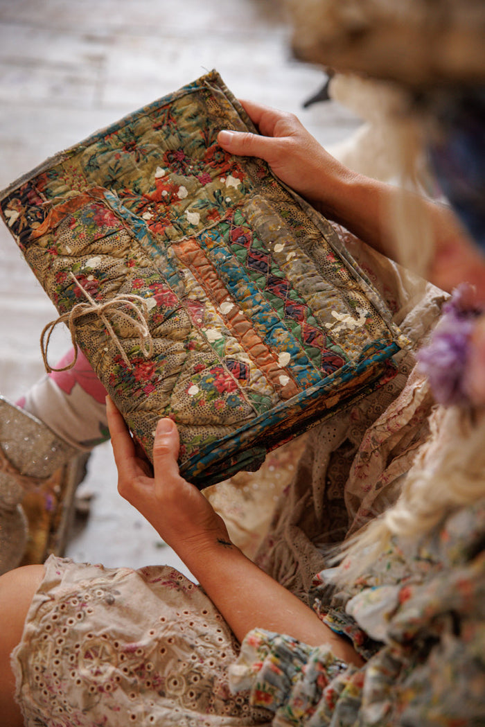 Quilted Patchwork Notebook Magnolia Pearl Clothing