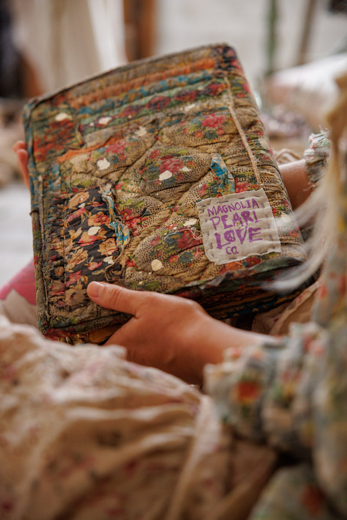 Quilted Patchwork Notebook Magnolia Pearl Clothing