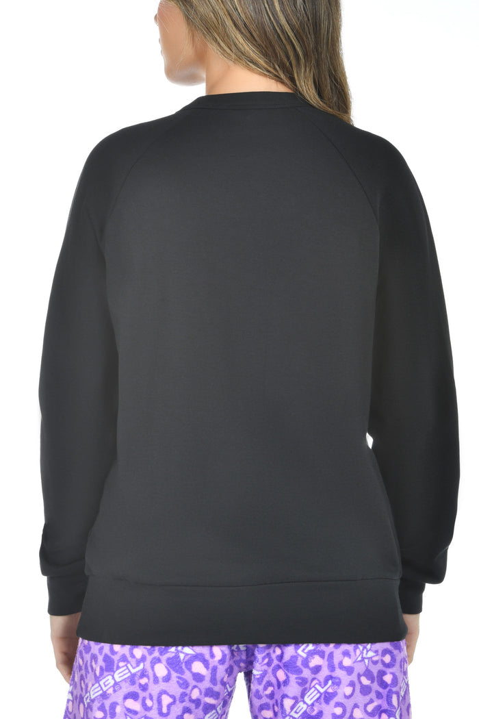 Rebel Pullover in Purple Chenille