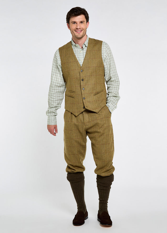 Redwood Men's Tweed Waistcoat - Elm