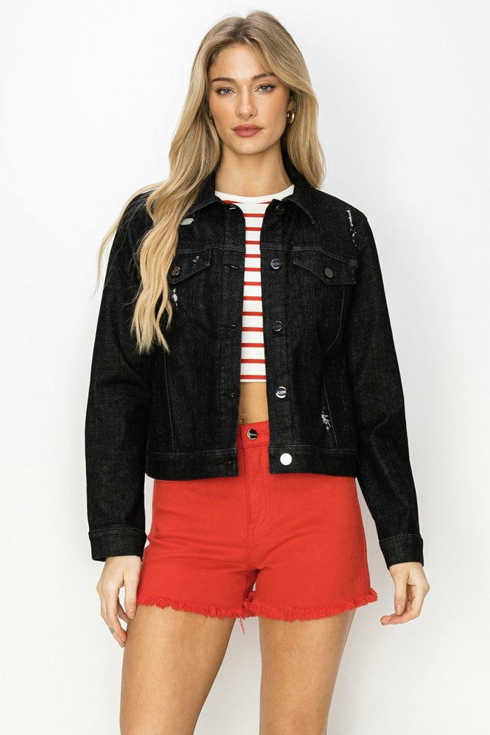 Risen Vintage Washed Denim Jacket
