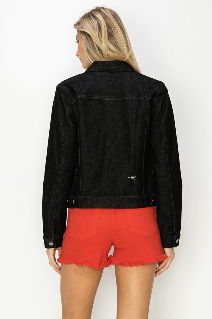 Risen Vintage Washed Denim Jacket