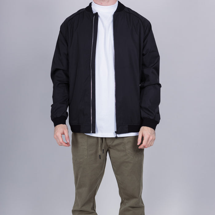 Rumsdale Lightweight Harrington Jacket - Jet Black