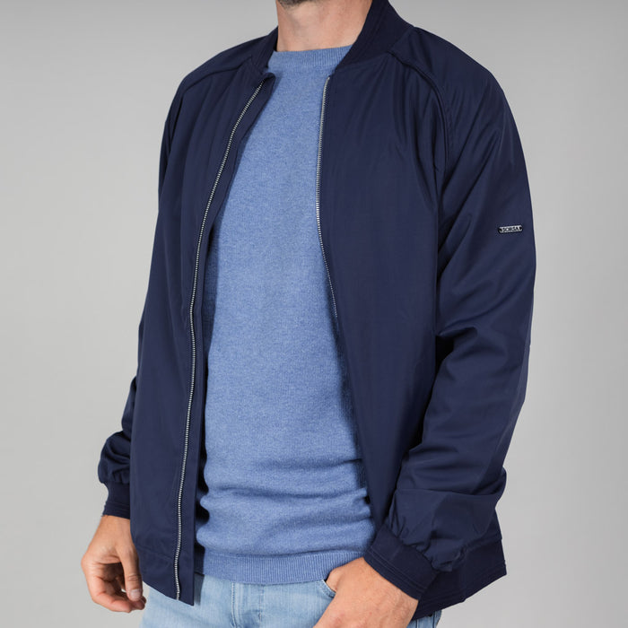 Rumsdale Lightweight Harrington Jacket - Medieval Blue