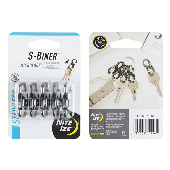 Stainless Steel / 5-Pack / Black