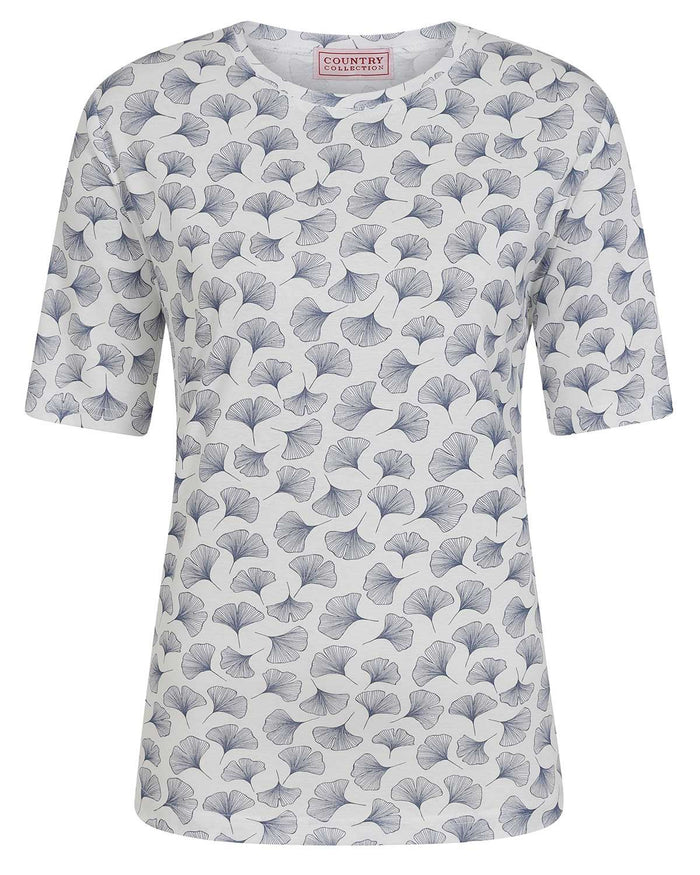 Samara Patterned Pure Cotton Leisure Top - Image 2 - The Classic Boutique