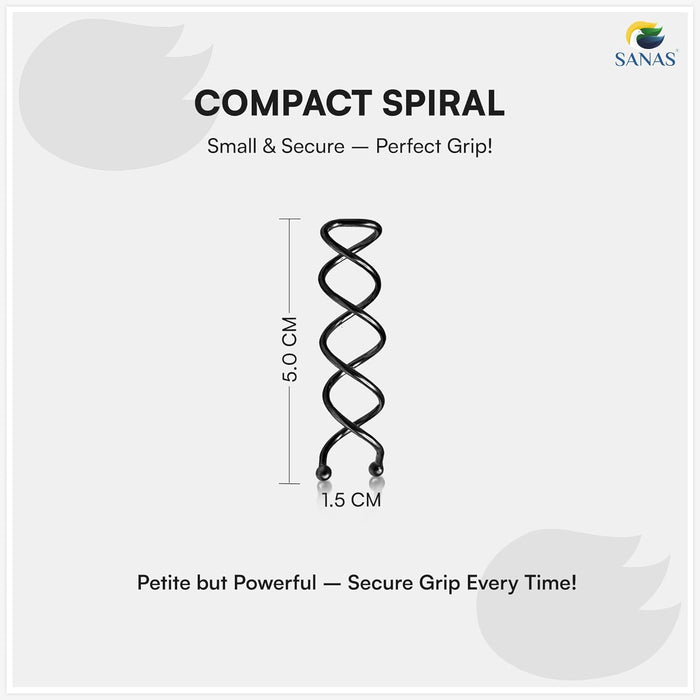 Strong Hold Spiral Hair Pins for Women Hair Buns