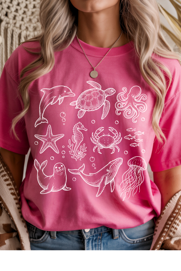 Sea Animals Graphic Tee