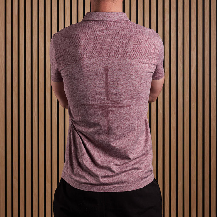 Seamless Polo Shirt Red