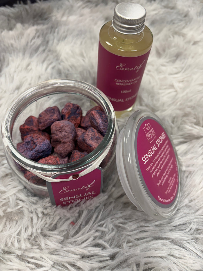 Sensual Stone & Oil Gift Set