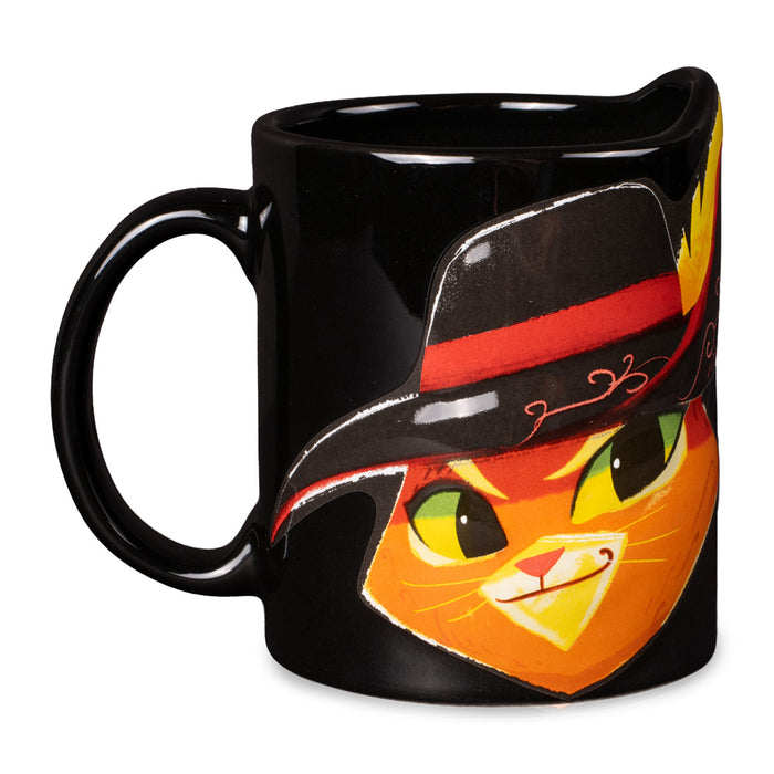 Shrek Puss in Boots Wanted Ceramic Mug