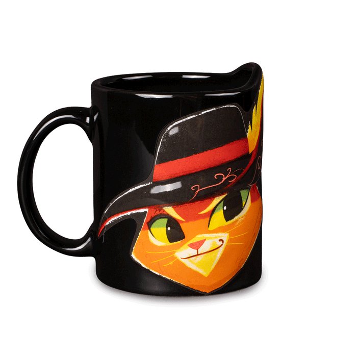 Shrek Puss in Boots Ceramic Mug
