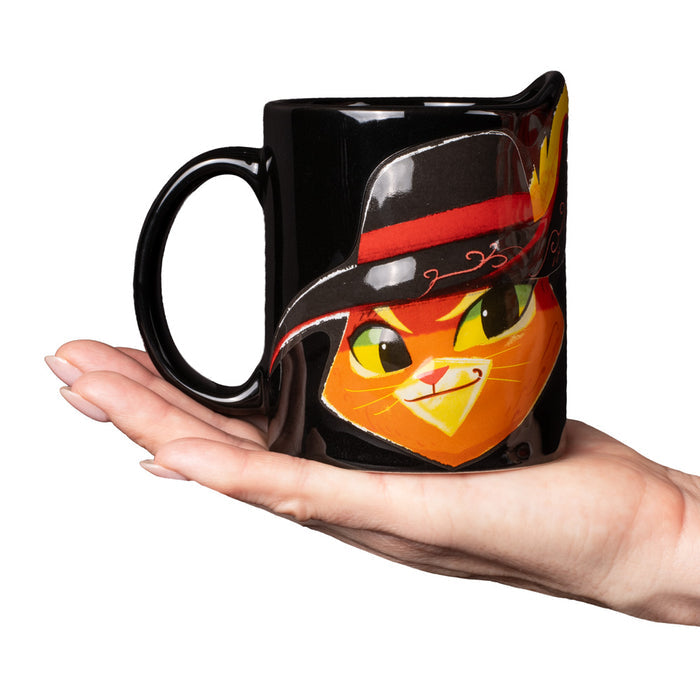 Shrek Puss in Boots Ceramic Mug