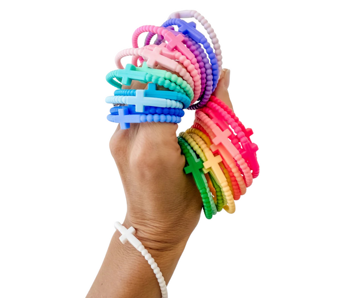 Silicone Cross Bracelets