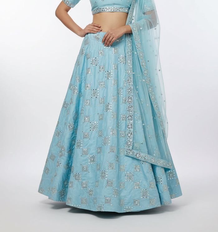 Silk Lehenga skirt - Kurti Connection USA