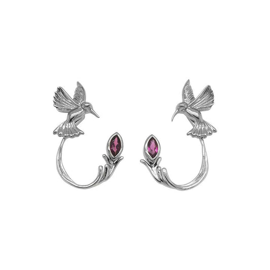 Hummingbird Stud with Earring Jacket | Keith Jack