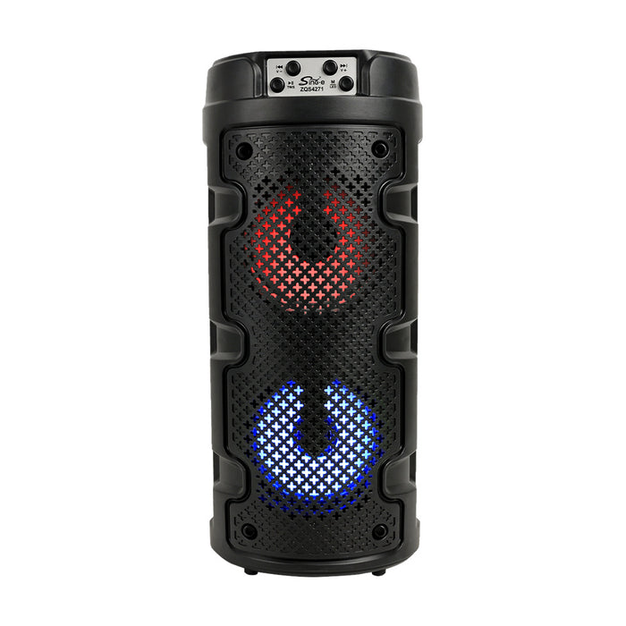 Sing-e ZQS4271 Dual 4-Inch Wireless Bluetooth Speaker with RGB Party Lights