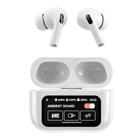 Smart Full-Color Touch Screen ANC/ENC Wireless Earbuds