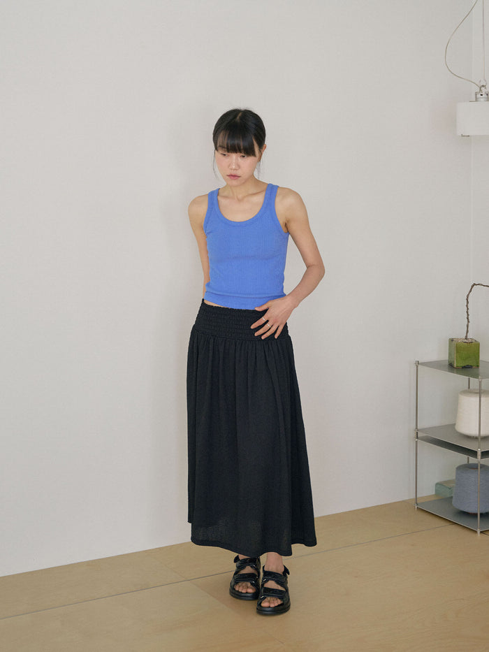 Soft Banding Skirt - Black