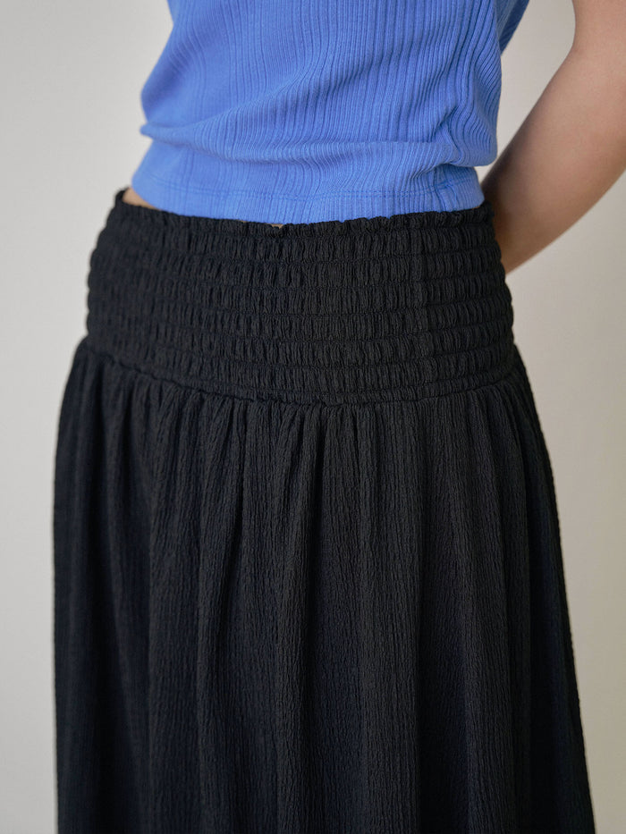 Soft Banding Skirt - Black