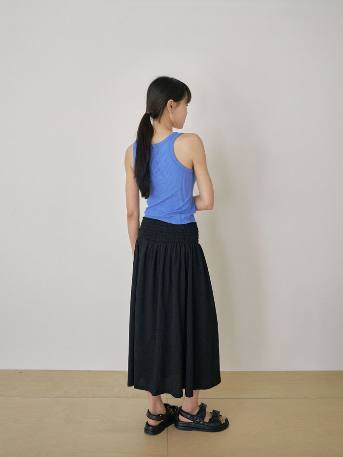 Soft Banding Skirt - Black