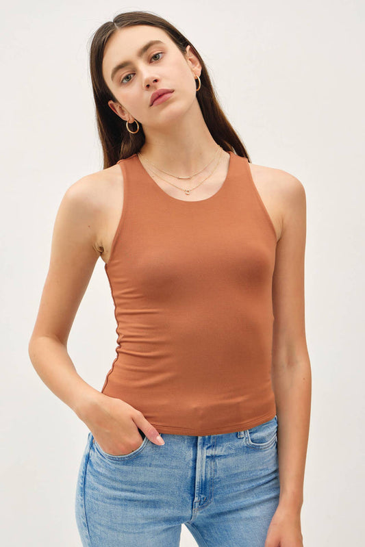 Soft Core Basic Round Neck Tank