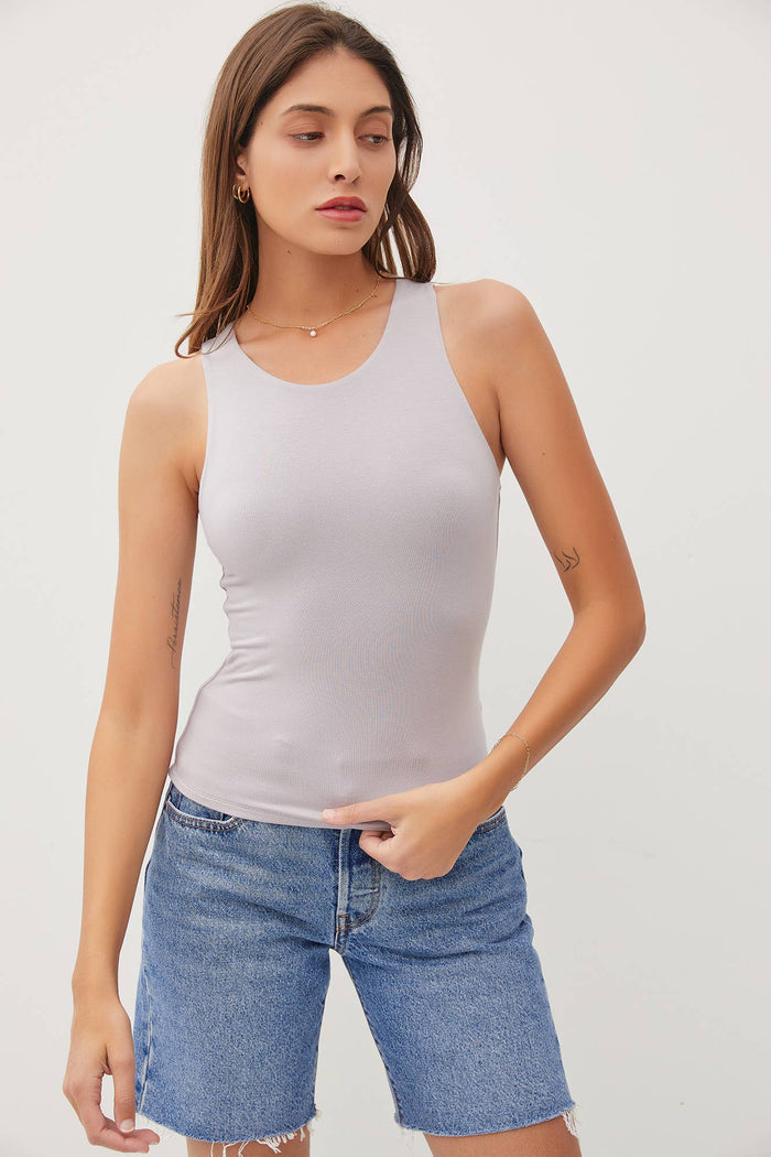 Soft Core Basic Round Neck Tank