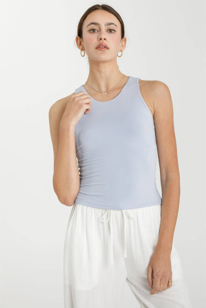 Soft Core Basic Round Neck Tank