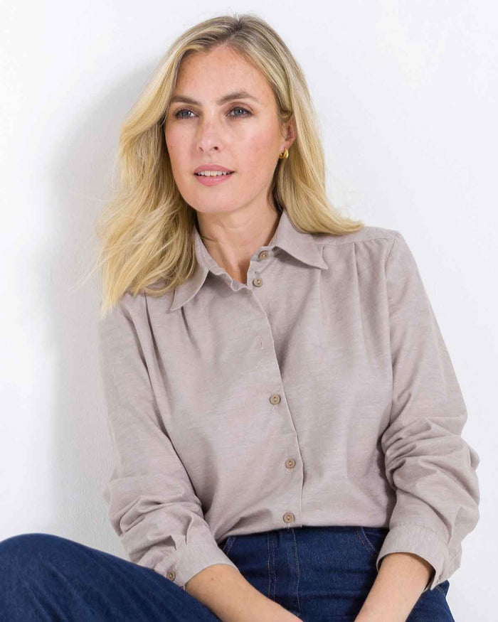 Soft Handle Blouses - Cobble - The Classic Boutique