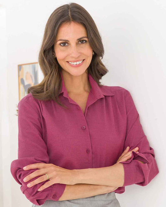 Soft Handle Blouses - Raspberry - The Classic Boutique