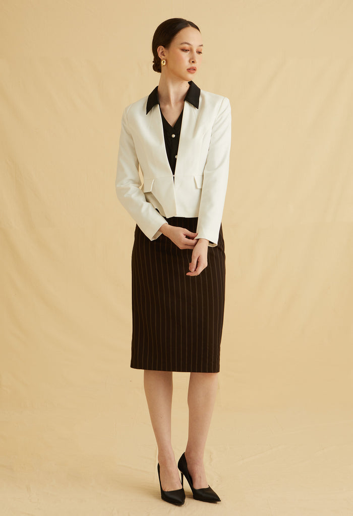 Soft Sculpted Collarless Jacket