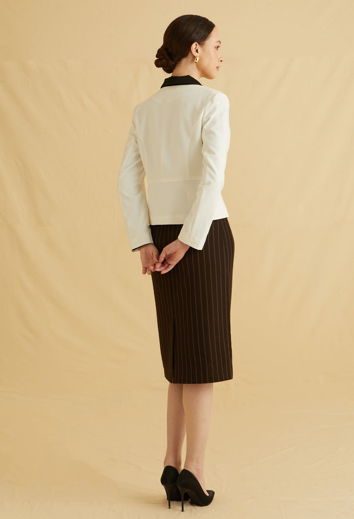 Soft Sculpted Collarless Jacket