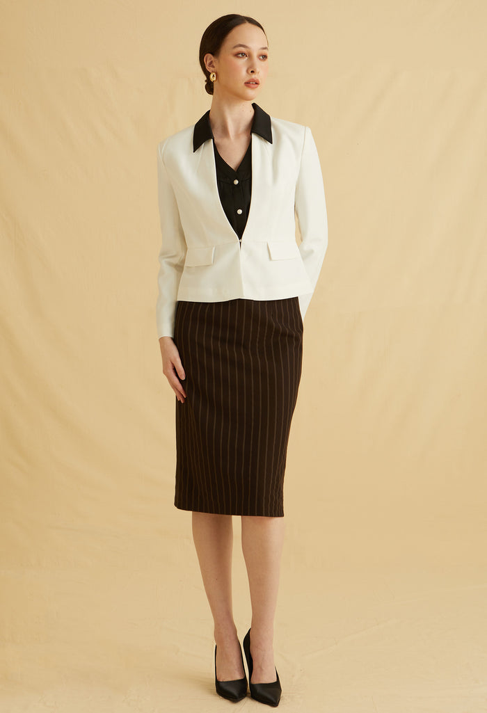 Soft Sculpted Collarless Jacket