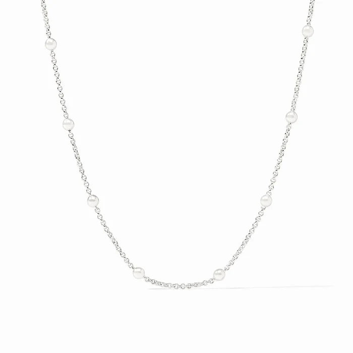 solara delicate necklace silver