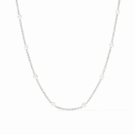 solara delicate necklace silver