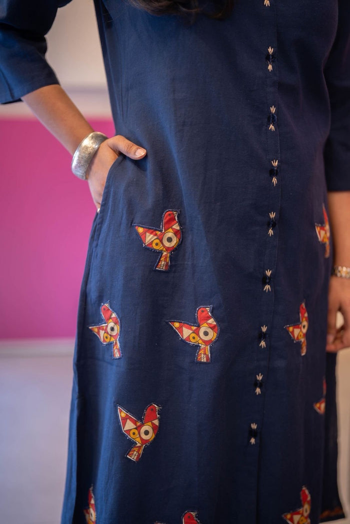 Sonaya Patchwork Cotton Pant Set