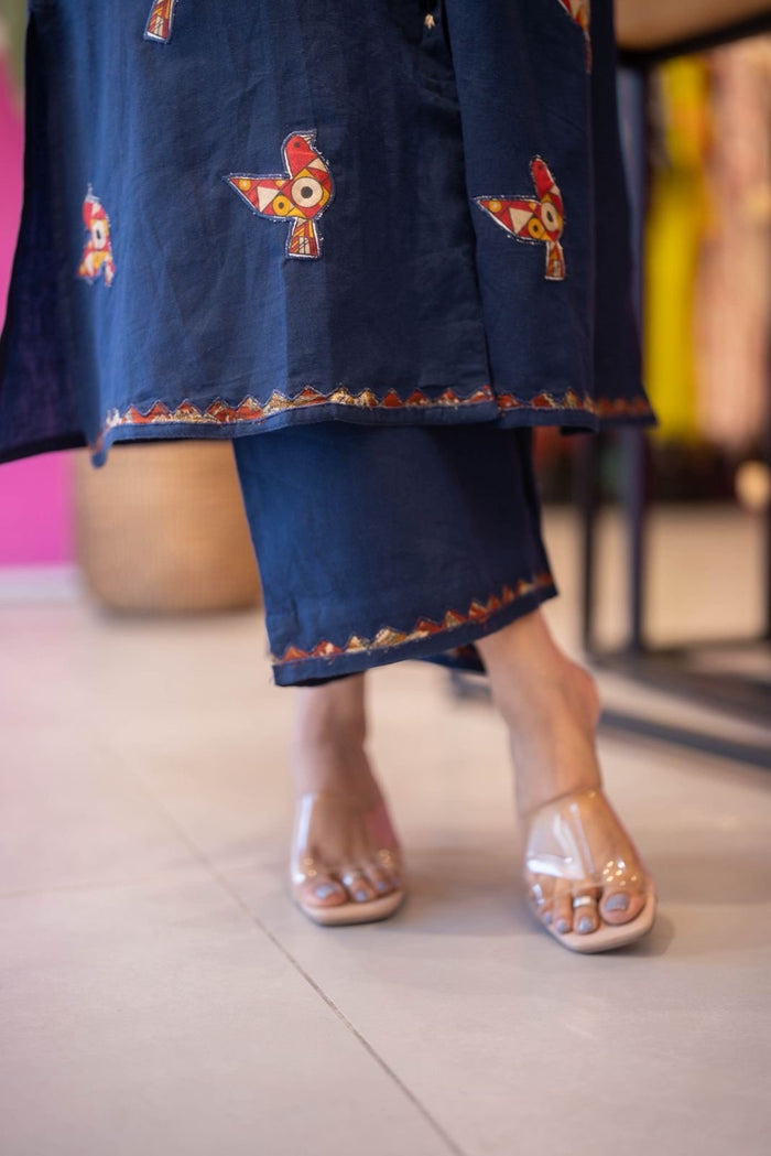 Sonaya Patchwork Cotton Pant Set
