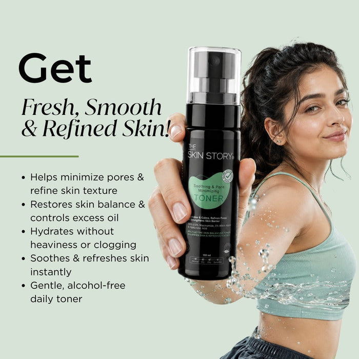 Soothing & Pore Minimising Toner - The Skin Story -