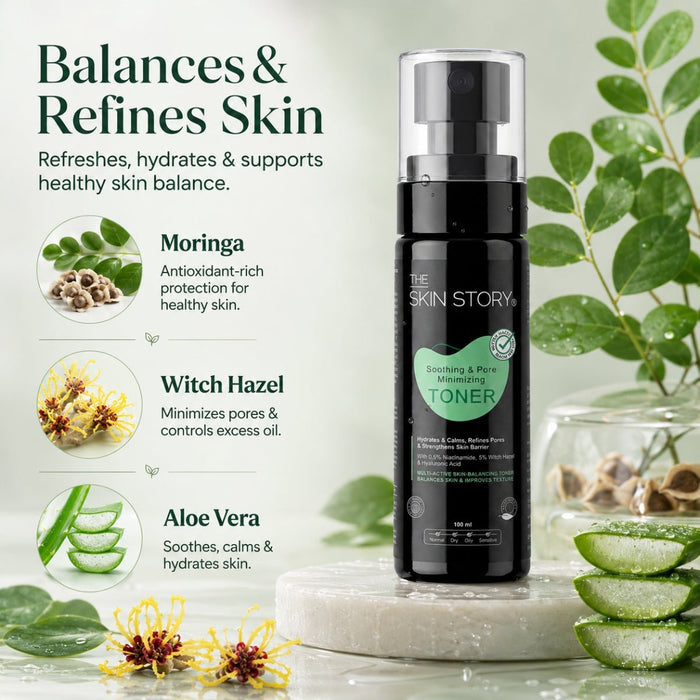 Soothing & Pore Minimising Toner - The Skin Story -