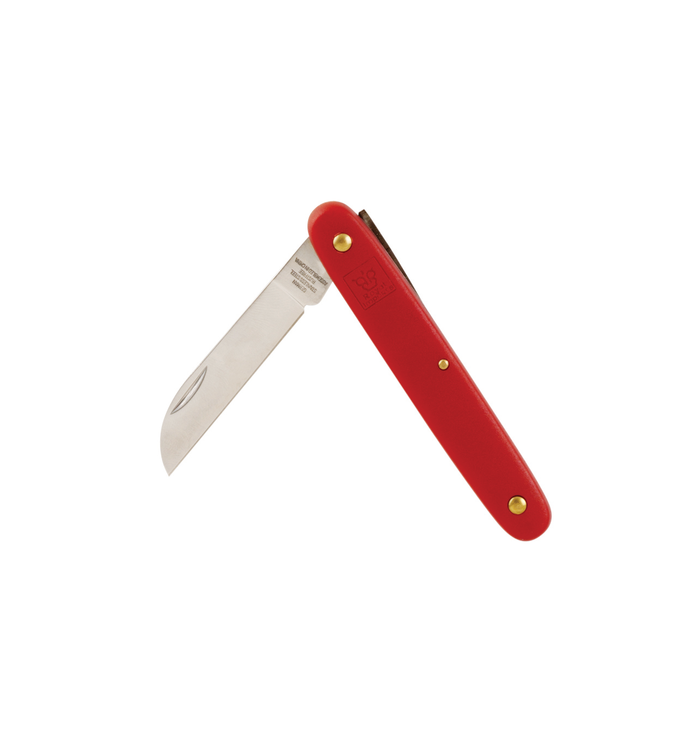 STRAIGHT BLADE FOLDING KNIFE | 1-Piece per Pack - Red