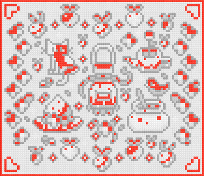 Strawberry Spell Work | Pixel Charted